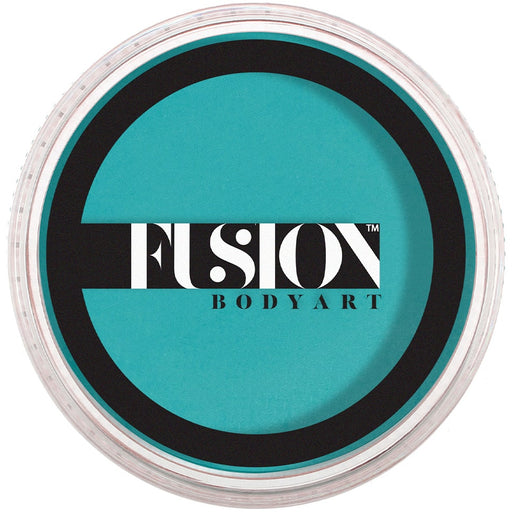 Precious Teal by fusion face paint  in a plastic container