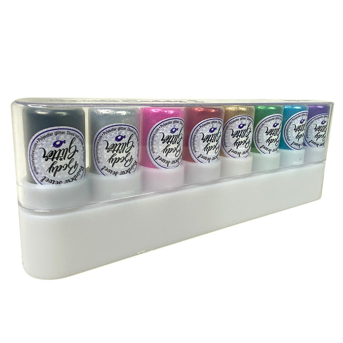 Rainbow Jewel Body Glitter Set - 8 x 1 oz Bottles In A Case