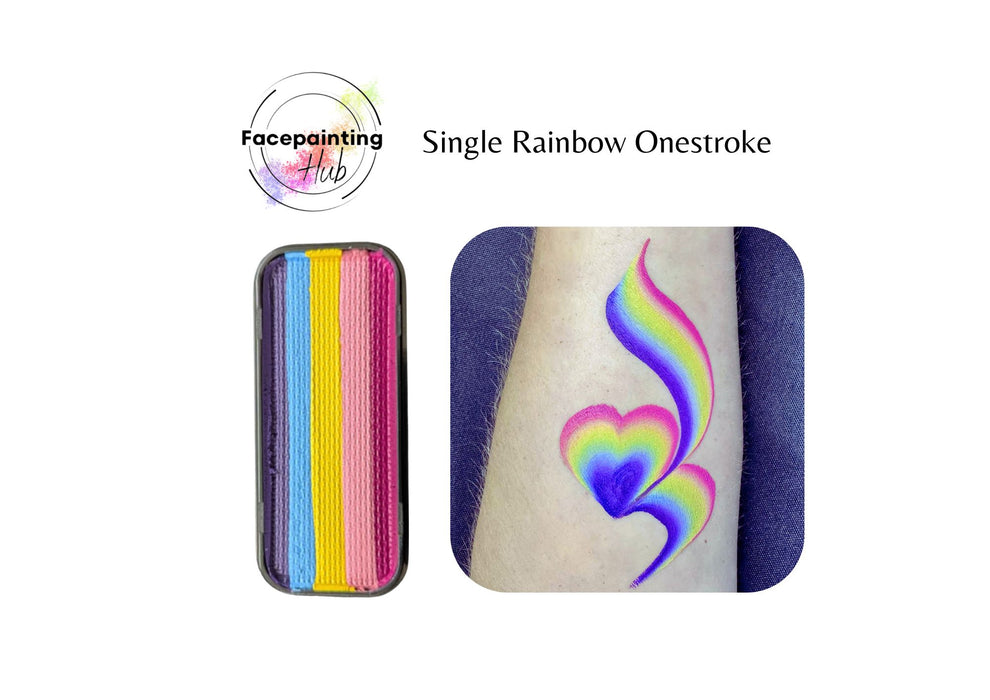 Face Painting Hub - Single Rainbow Onestroke