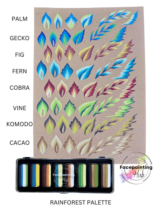 Face Painting Hub - Rainforest Palette