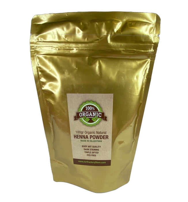 100g  - Organic Rajasthani Henna Powder 2023 Crop