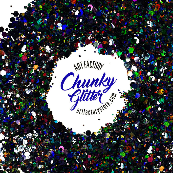 Loose Chunky Glitter - Raven • Art Factory