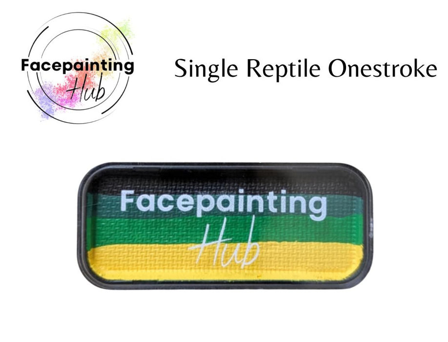 green leaf color one stroke cake