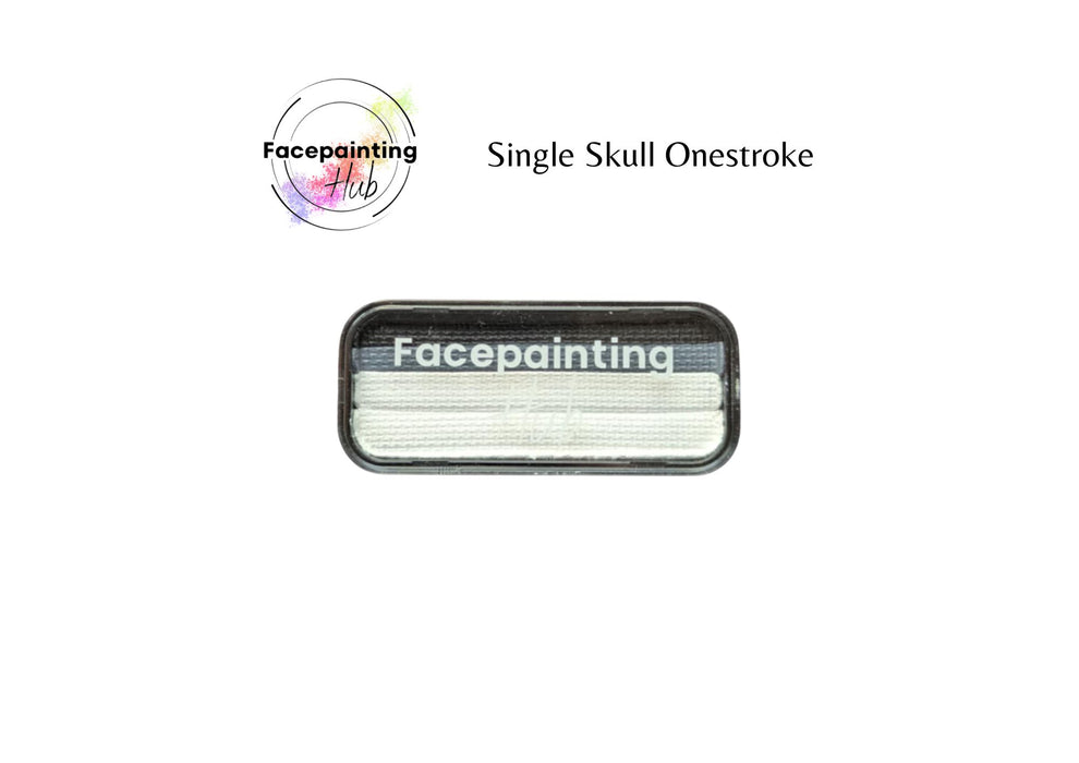 Face Painting Hub - Single Skull Onestroke
