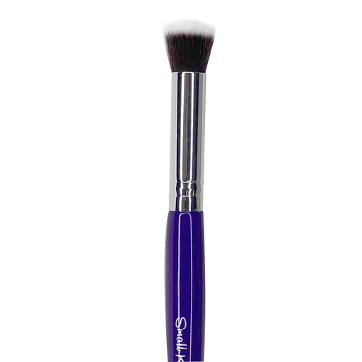 Small sized Kabuki Brush made for easy stencil application with soft bristles 