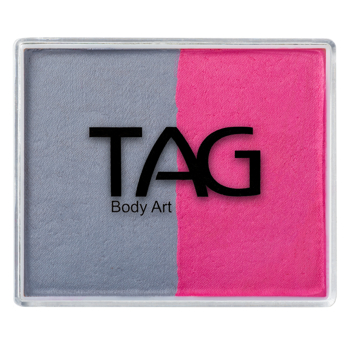 Tag face Paint Split Cake - Soft Grey & Rose Pink