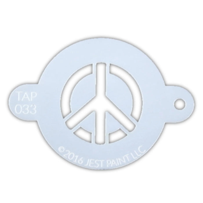 TAP33 face Painting Stencil - Peace Sign