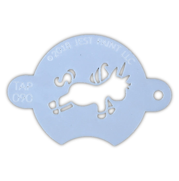 TAP90 face Painting Stencil -  Chubby Little Unicorn