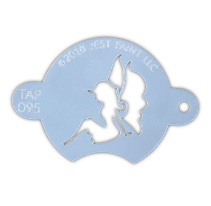 TAP95 face Painting Stencil -  Sitting Sweet fairy