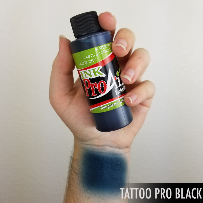 TattooPro Black ProAiir INK Alcohol Based Airbrush Body Paint  2oz