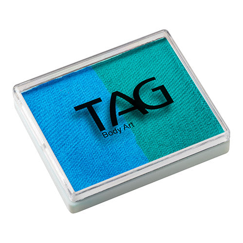 Tag Face Paint Split Cake - Teal & Light Blue