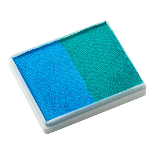 Tag Face Paint Split Cake - Teal & Light Blue