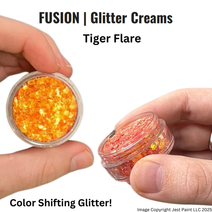 Fusion Body Art | Glitter Creams - Tiger Flare 10ml (Color Shifting)