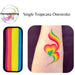 Tropicana onestroke swatch Rainbow face painting hub