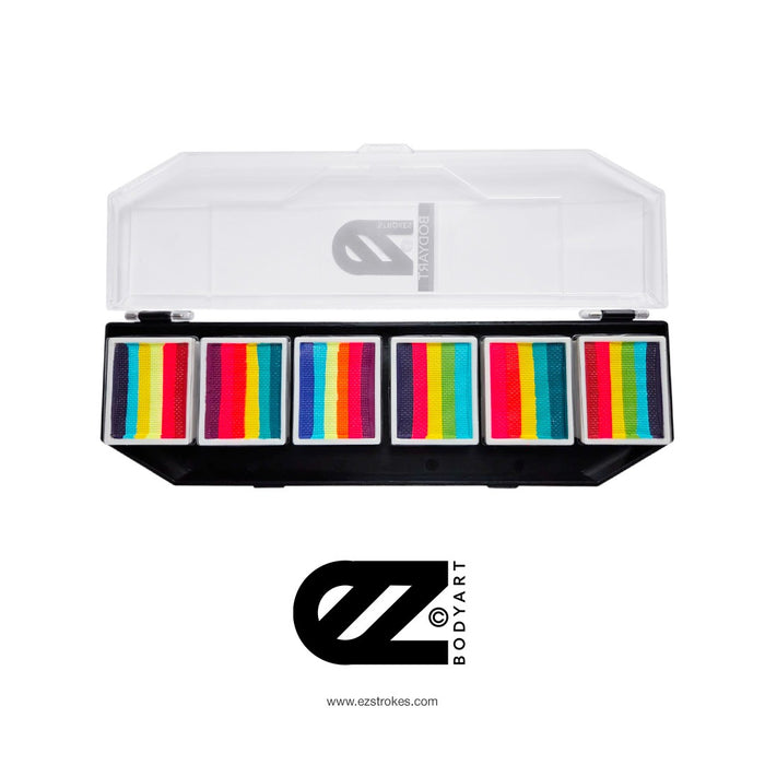 EZ Strokes By Susy Amaro’s UV GLOW Rainbow Love Palette