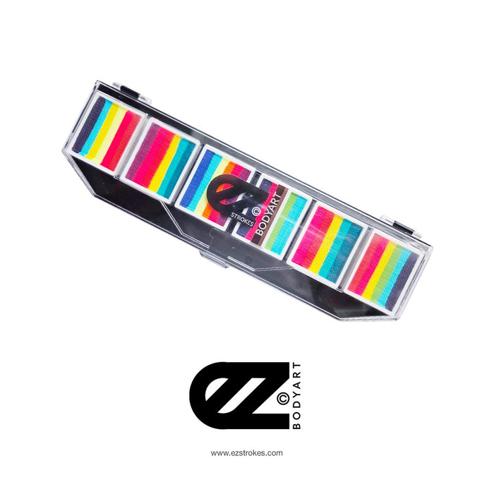 EZ Strokes By Susy Amaro’s UV GLOW Rainbow Love Palette