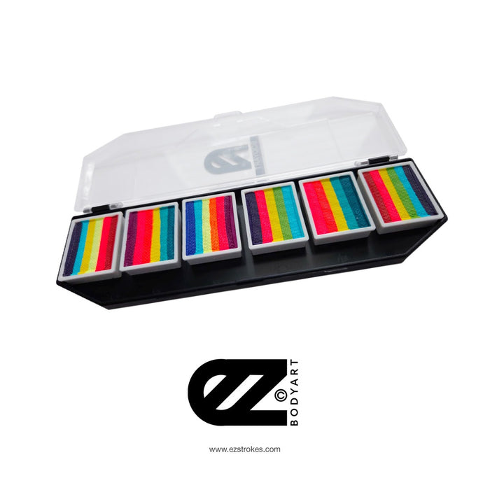 EZ Strokes By Susy Amaro’s UV GLOW Rainbow Love Palette