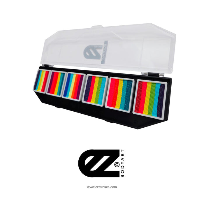 EZ Strokes By Susy Amaro’s UV GLOW Rainbow Love Palette