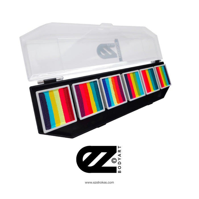 EZ Strokes By Susy Amaro’s UV GLOW Rainbow Love Palette