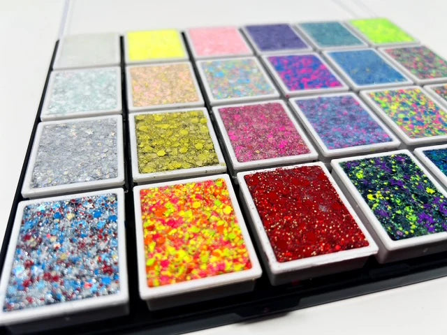 Vivid Gleam Glitter Cream ULTIMATE - 24 color Palette