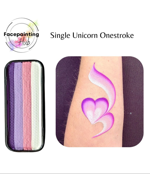 Face Painting Hub - Single Unicorn Onestroke