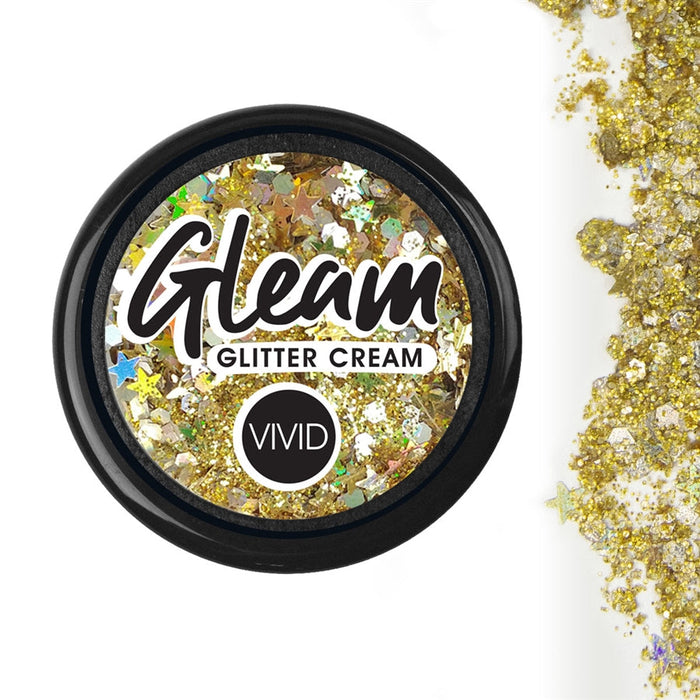 Vivid Gleam Glitter Cream - Gold Dust 10gr