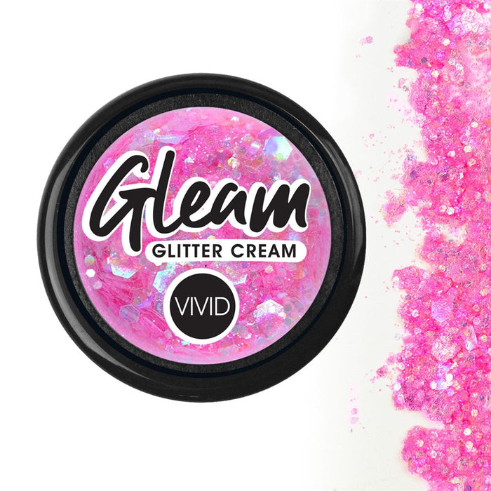 Vivid Gleam Glitter Cream - Princess Pink 10gr