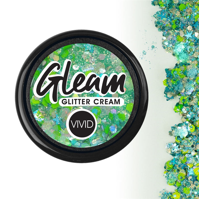 Vivid Gleam Glitter Cream - Sea of Glass 10gr