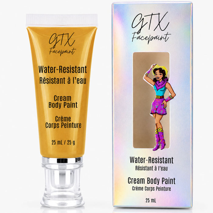 GTX Water-Resistant Cream Body Paint - Weddin' Band Gold - Metallic 25ml
