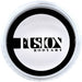 Fusion Body Art container with white paint on a white background