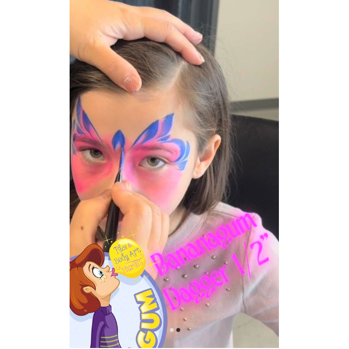 Bananagum Face Painting Brush - Dagger 1/2"