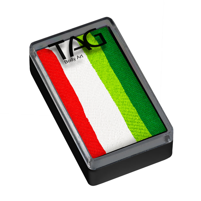 Tag Face Paint 1-stroke: Candy Cane Forest