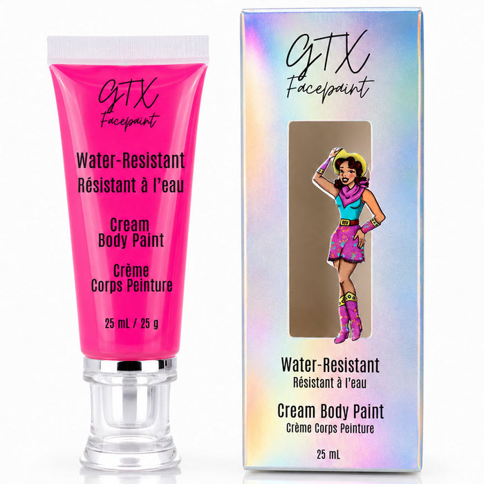 GTX Water-Resistant Cream Body Paint - Crawdad Pink  - Neon 25ml