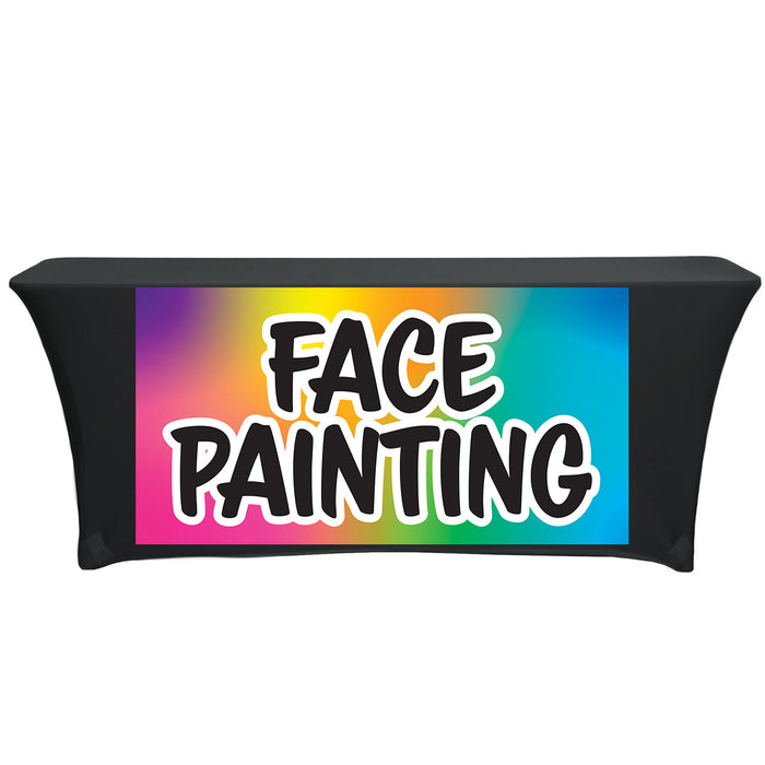 Face Painting Banner 4x2ft for Table Display