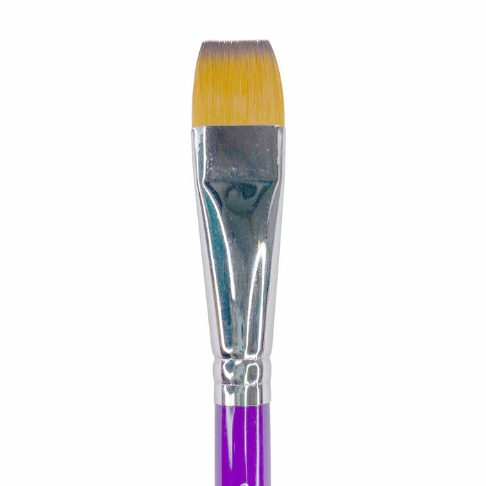 3/4" Flat Art Factory Acrylic Handle Studio Brush