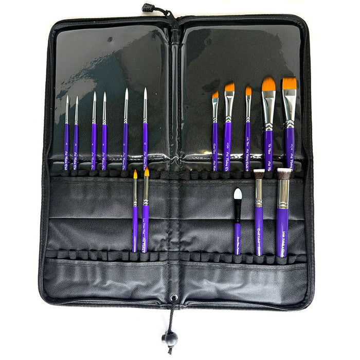 Professional Brush Easel V3 | Holds 50 Brushes | Art Factory