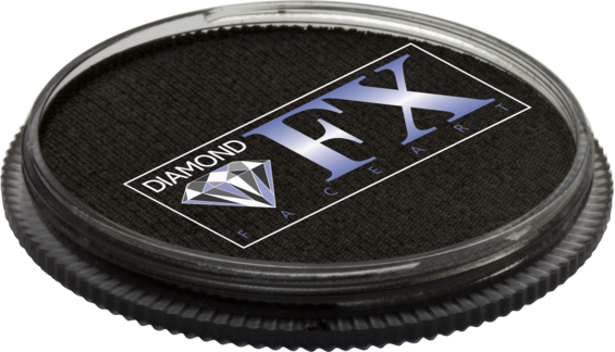 Diamond FX Face Paint Essential - Metallic Black 30gr
