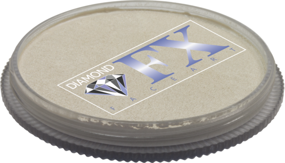 Diamond FX Face Paint Essential - Metallic White 30gr
