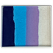Monsoon blue and purple rainbow cake by DFX