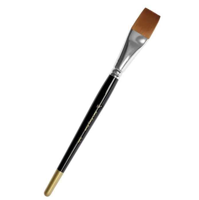 Nat's Fancy Faces - Gold Edition 3/4" Flat Stroke Face Painting Brush