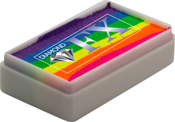 Diamond FX Face Paint Split Cake - Neon Nights