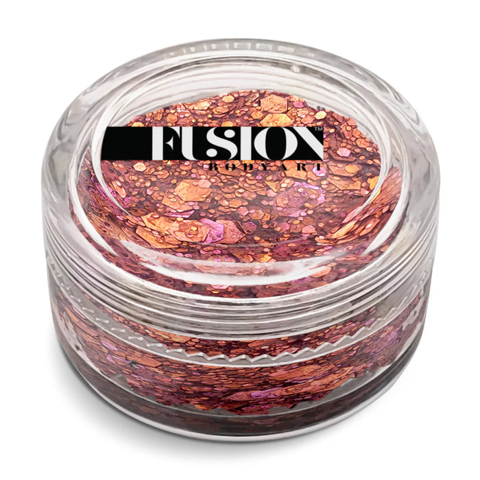 Fusion Body Art | Glitter Creams - Pink Crush 10ml (Color Shifting)