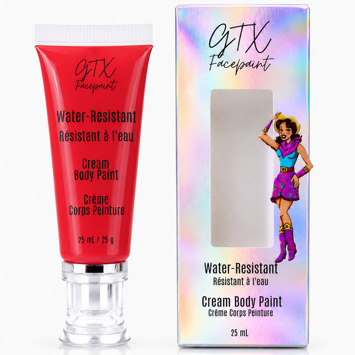 GTX Water-Resistant Cream Body Paint - Rodeo Red 25ml
