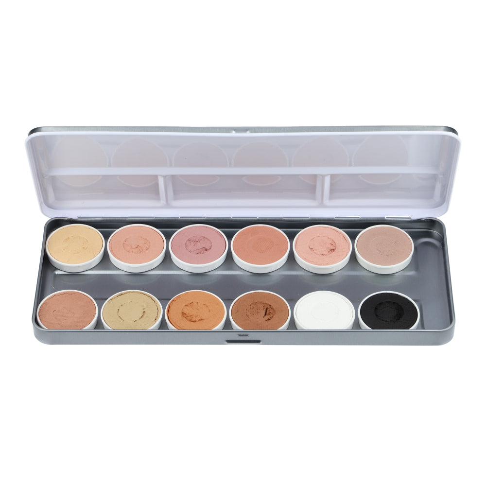 Skin Tone Colors Palette - Superstar face Paints - 12 Colors — www ...