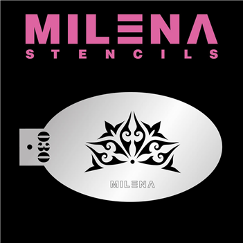 Milena Stencil - Swirl Crown