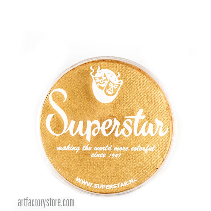 Gold Shimmer with Glitter - 16gr Superstar Face Paints #066