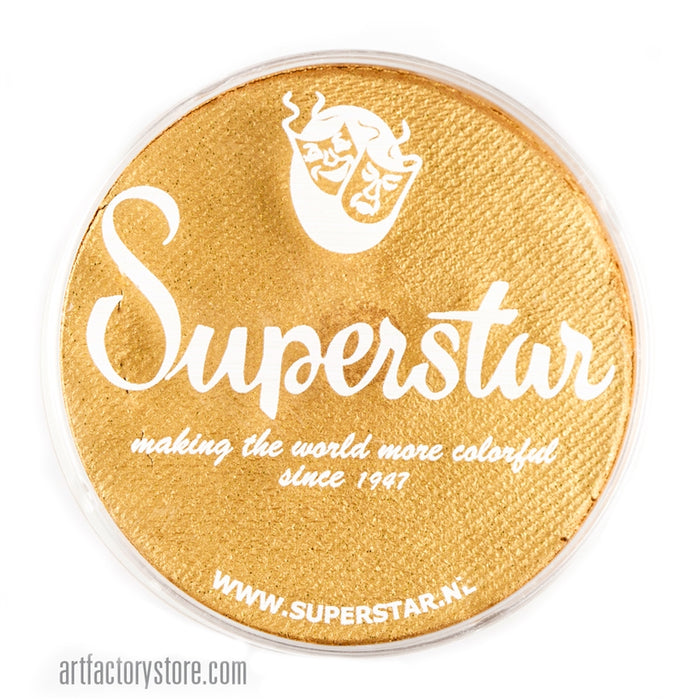 Gold Shimmer with Glitter - 45gr Superstar face Paints #066