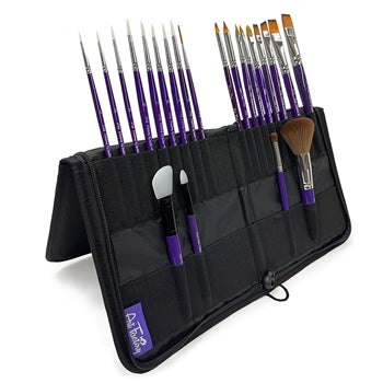 Black 50 Brush Easel & Carrying Case by the Art Factory