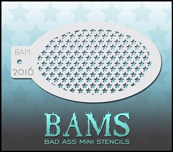 Bad Ass Vector Pattern 2016 - BBad Ass Stencils - Star Pattern — www.artfactoryus.com