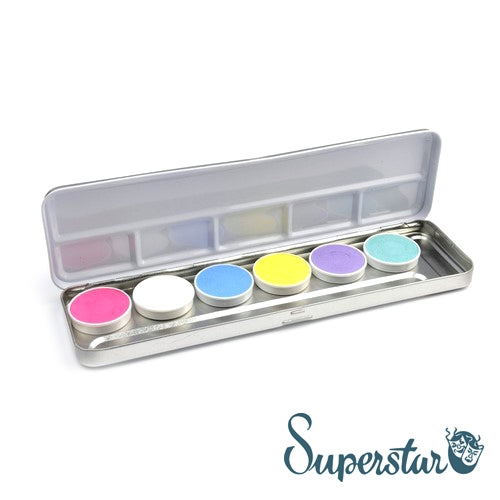 Pastel Colors Palette - Superstar Face Paints - 6 Colors